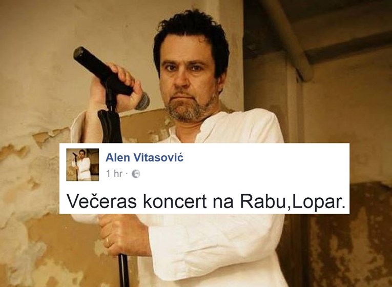 Alen Vitasović genijalnom šalom na vlastiti račun oduševio fanove na Facebooku