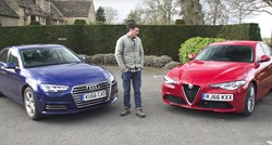 VIDEO Sukob dviju filozofija: Može li Alfa Giulia pobijediti Audi A4
