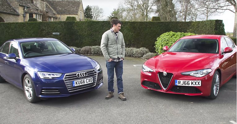 VIDEO Sukob dviju filozofija: Može li Alfa Giulia pobijediti Audi A4