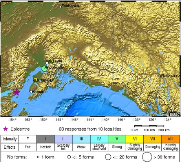 Potres od 7.3 stupnjeva po Richteru pogodio Aljasku, nema informacija o žrtvama