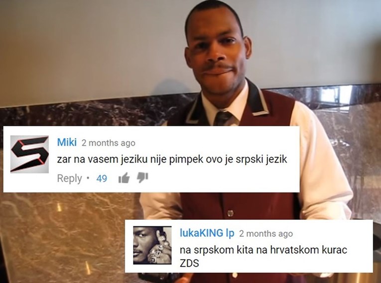 Komentari ispod videa Amera koji viče "Puši k..." uvjerit će vas da Srbima i Hrvatima nema spasa