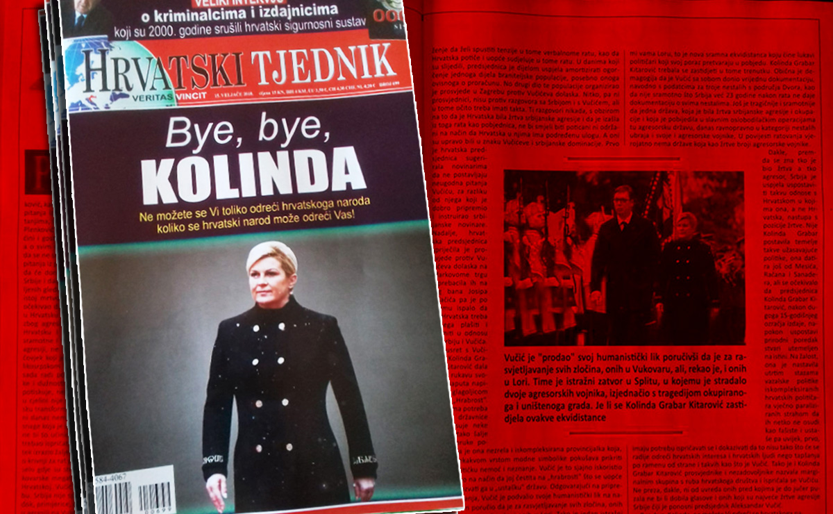 Ekstremna desnica odrekla se predsjednice: "Bye bye, Kolinda"