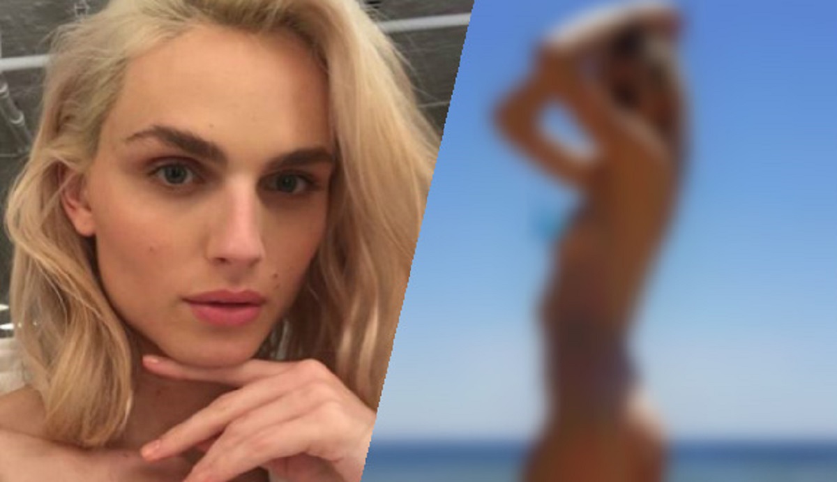 FOTO Andreja Pejić pozirala potpuno gola: "Moj prvi put na nudističkoj plaži"