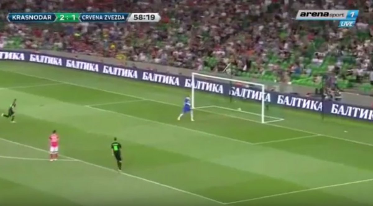 UVEDITE VIŠE TU VIDEO-TEHNOLOGIJU Pogledajte kakav gol suci nisu priznali Rusima protiv Zvezde