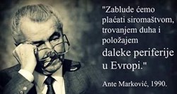 Kako je govorio Ante Marković, čovjek koji je ekonomskim reformama probao spasiti Jugoslaviju