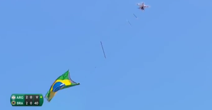 Kopirali Albance: Dron s brazilskom zastavom usred Buenos Airesa