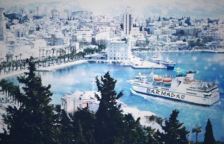 ARMADIN DESANT NA SPLIT U korteu do luke i krcatim brodom cijelu noć preko Jadrana