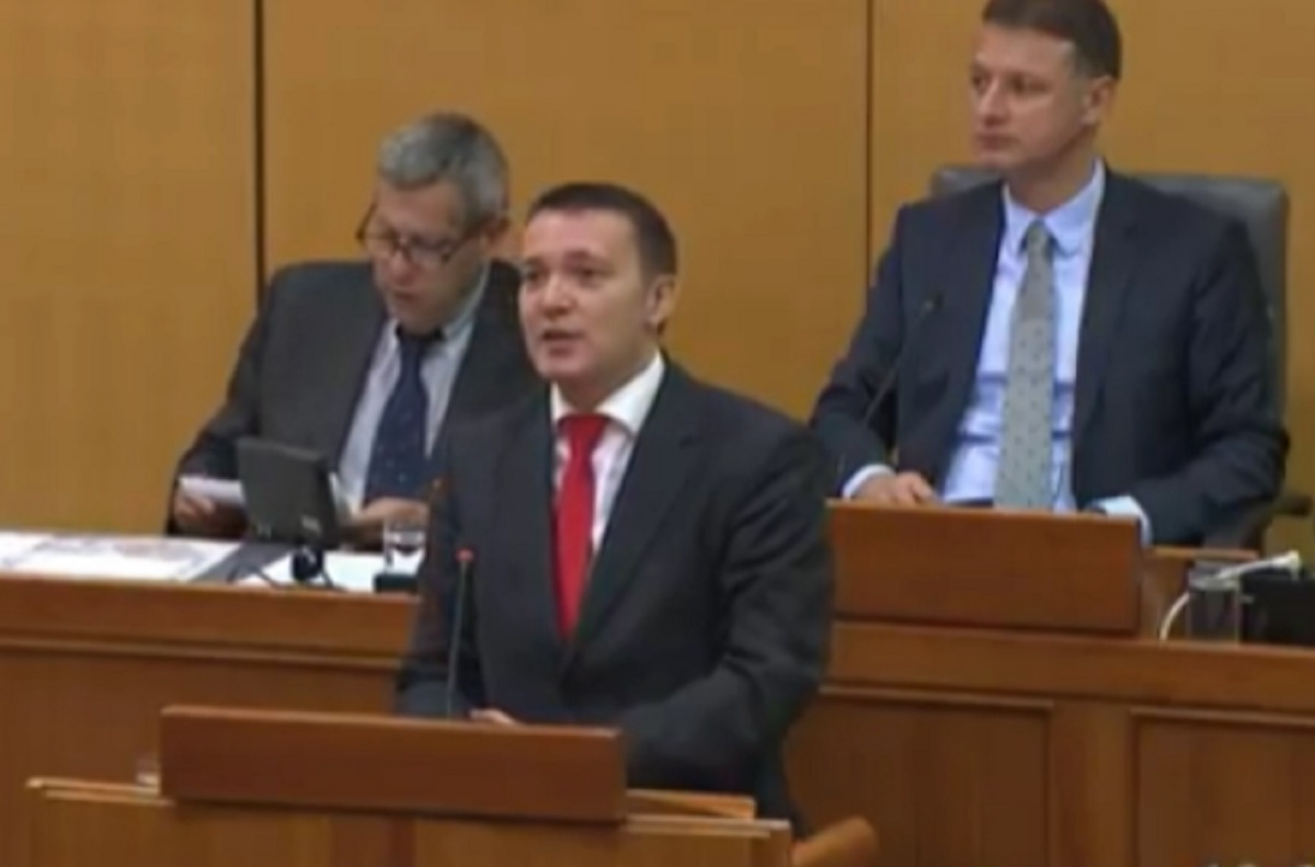VIDEO Arsen Bauk održao minutu šutnje za HNS