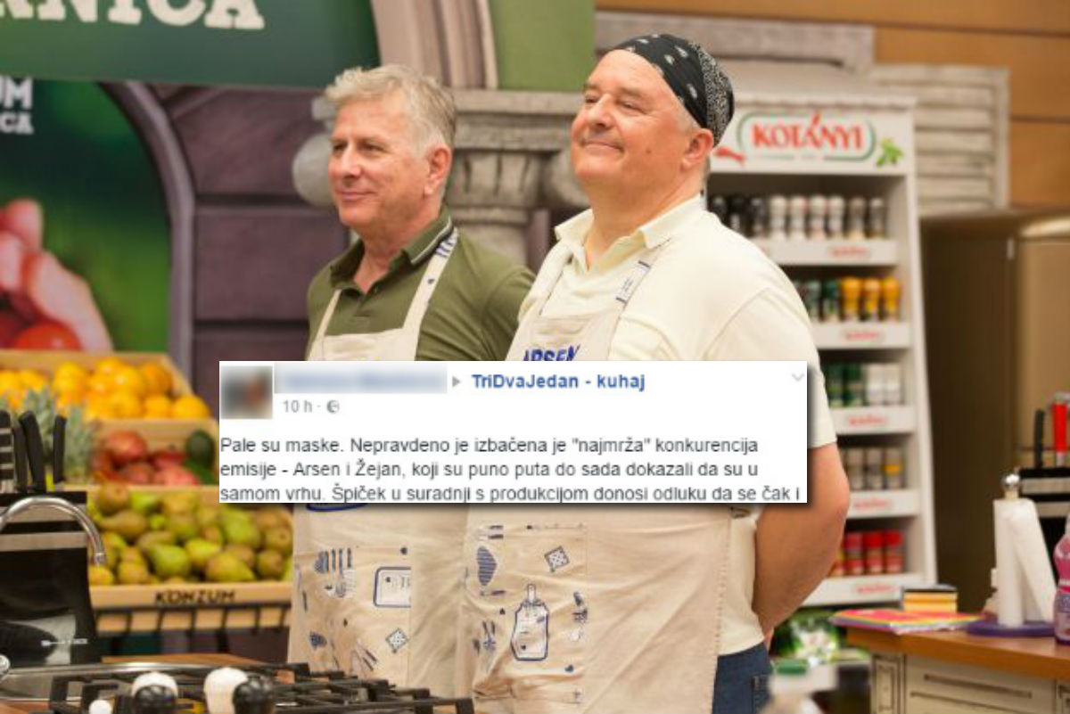 Gledatelji poludjeli zbog "Tri, dva, jedan - kuhaj!": "Sve je namješteno, Špiček gura Sanju"
