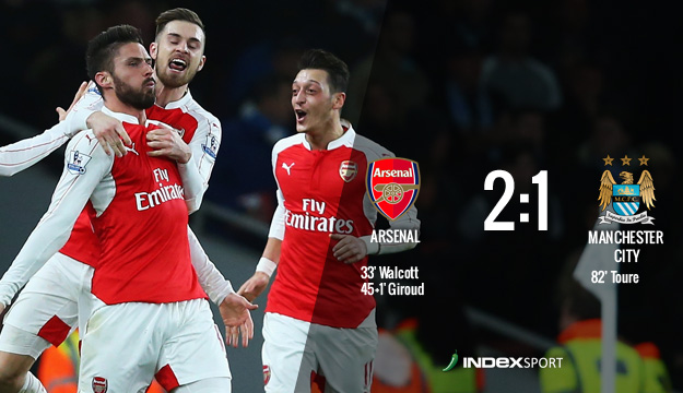 Arsenal srušio City: Topnici ostali sami u lovu na Leicester