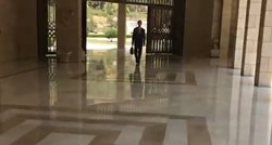 VIDEO Asad se javio na Twitteru, objavio snimku kako stiže na posao nakon napada