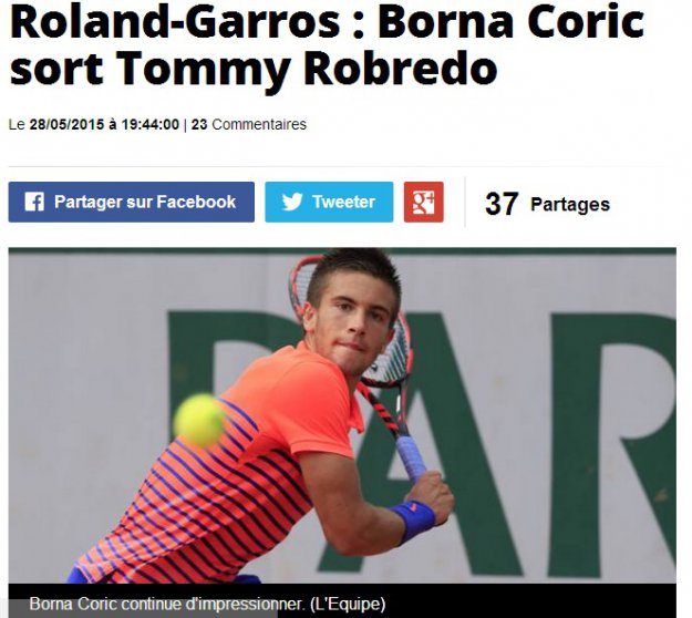 Borna ponovno oduševio teniski svijet: "Heroj dana"