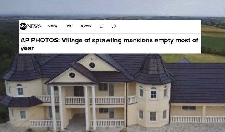 Američki mediji pišu o najbogatijem selu u Srbiji: "Selo puno vila veći dio godine zjapi prazno"