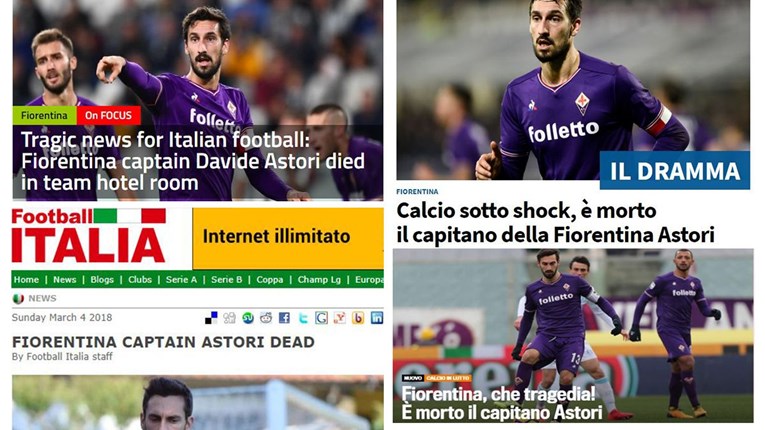 Igrači u suzama, Italija se oprašta od kapetana Fiorentine