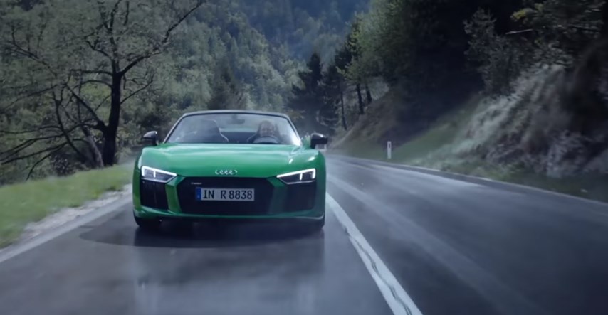VIDEO Audi R8 je i bez krova opasni trkač