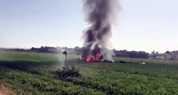 VIDEO U Španjolskoj se srušio vojni avion, pilot na mjestu poginuo