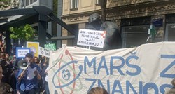 FOTO, VIDEO Marš za znanost u Hrvatskoj: "Dok ministri plagiraju, mladi emigriraju"