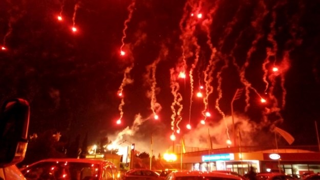 Pobjeda i spektakl Hajduku za rođendan: Rakete i vatromet obasjali nebo nad Splitom