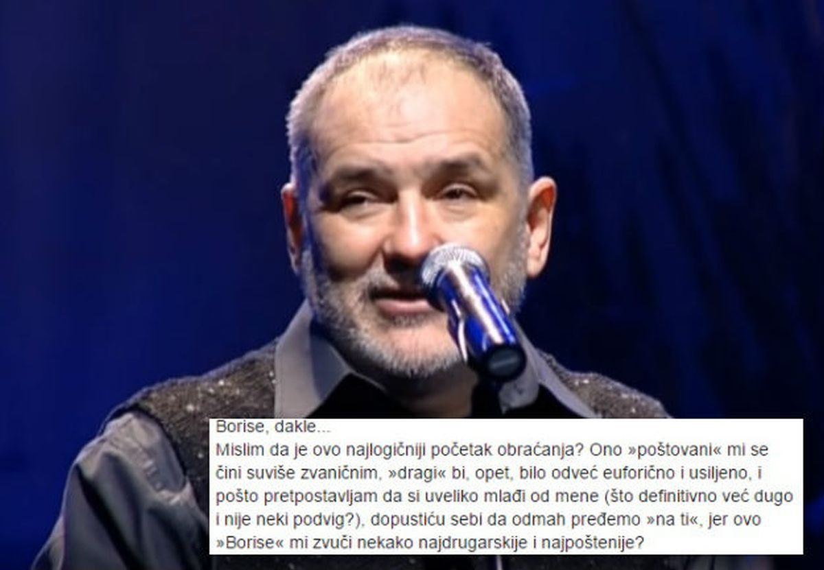 Balašević odgovorio Zadraninu koji je stao u njegovu obranu i dao mu ponudu koja se ne odbija