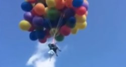 VIDEO Preletio stadion pomoću 120 balona pa platio ogromnu kaznu