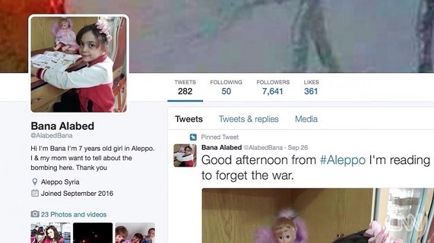 Sedmogodišnjakinja koja je objavljivala potresne poruke iz Aleppa odjednom nestala s Twittera