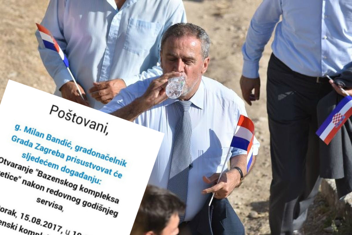 Bandić svečano otvara bazen nakon redovitog godišnjeg servisa
