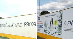 Jučer u Sopotu osvanule poruke protiv Bandića, već danas na tom mjestu sve prekriveno reklamama