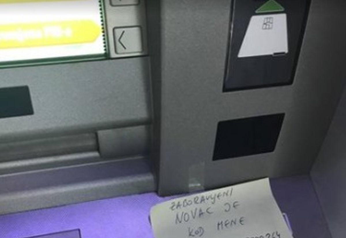 Razgovarali smo s čovjekom koji je ostavio poruku na bankomatu u zagrebačkom Buzinu