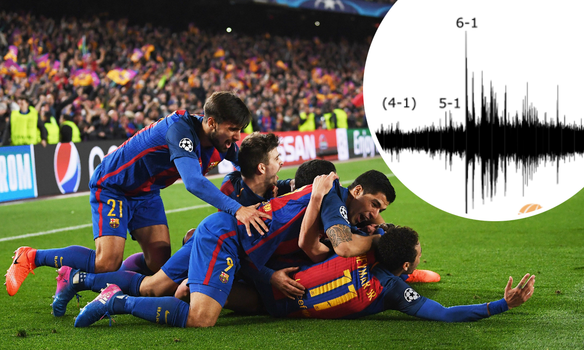 GOL BARCELONE DOSLOVNO IZAZVAO POTRES U 95. minuti seizmometar je podivljao