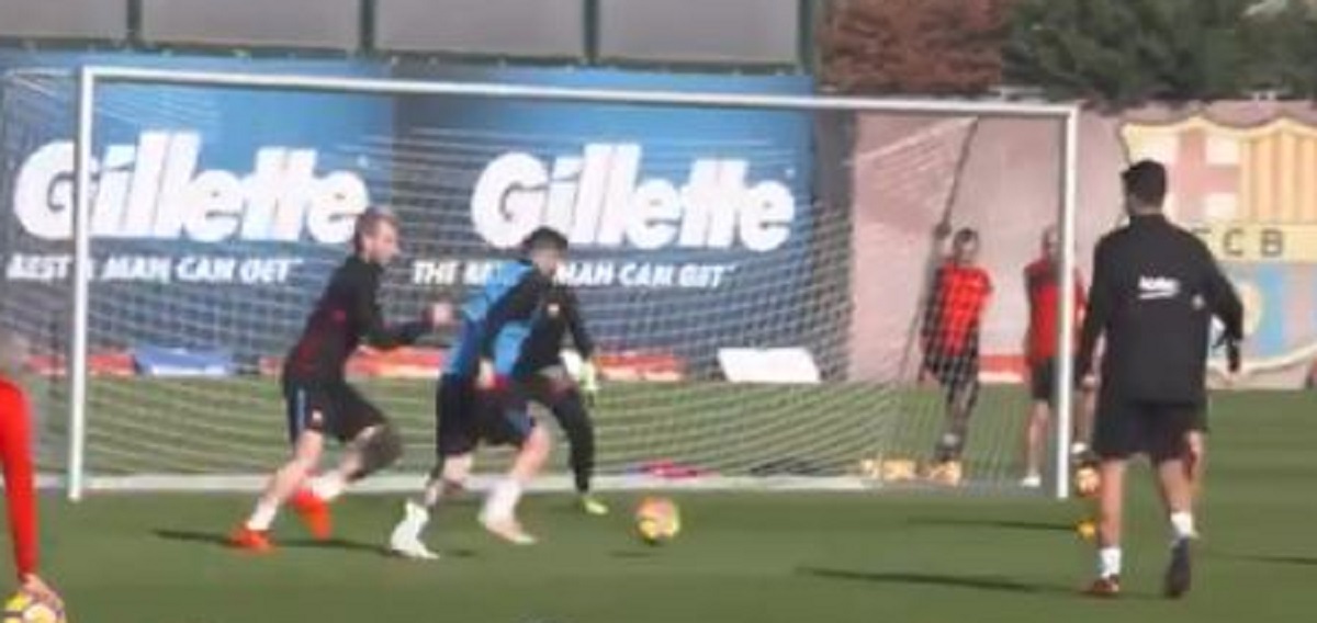 MESSI ŠKOLUJE RAKITIĆA Izludio ga driblingom, pa ga prije zabijanja gola poslao po ćevape