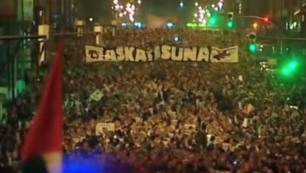 Prosvjed potpore baskijskim zatvorenicima u Francuskoj