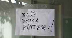 FOTO "Dobrosusjedski odnosi u Splitu": Glasno bušio pa na vratima našao prostu poruku od susjeda