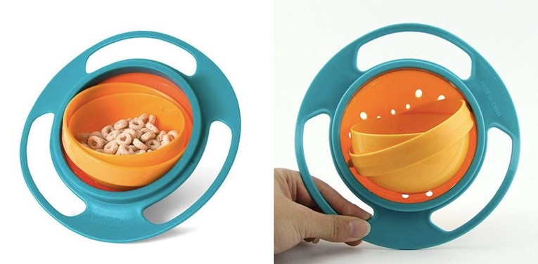 360° posuda: Dječja zdjelica koja se ne može prevrnuti