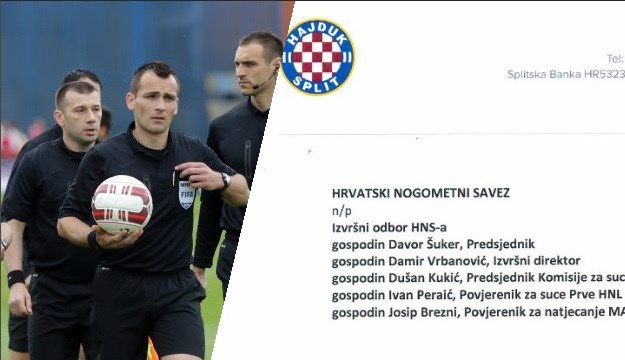 Hajduk zatražio strane suce za derbi s Dinamom: "Smatramo da pogreške nisu slučajnost"