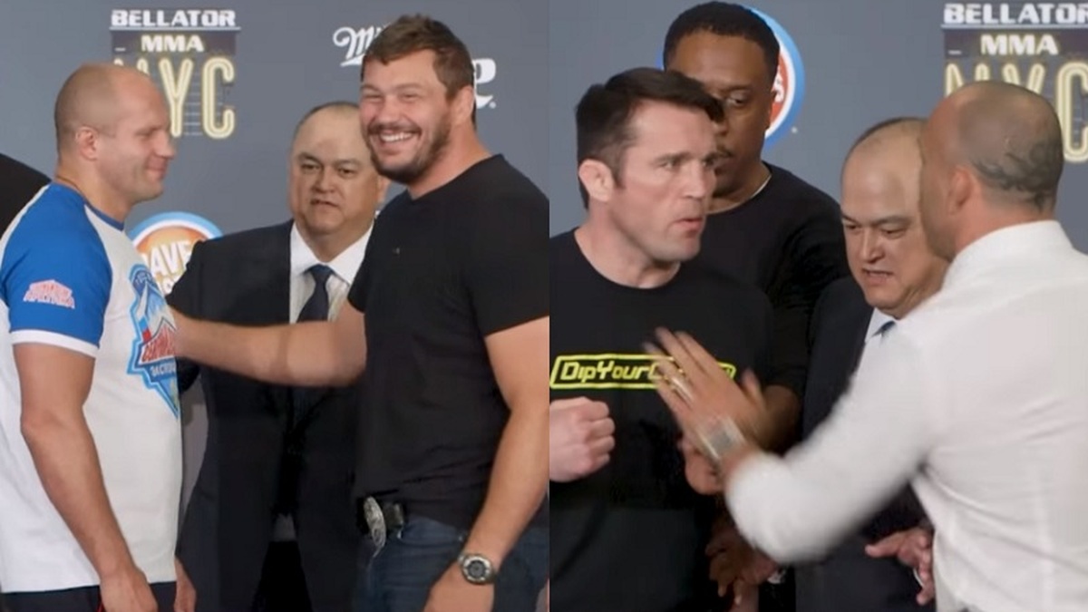 Fedor i Mitrione nasmiješeni na sučeljavanju, Silva odgurnuo Sonnena