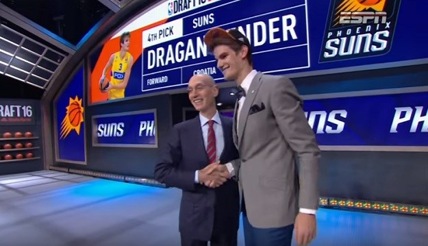 Povijesni dan za hrvatsku košarku: Bender izabran kao četvrti pick, igrat će za Sunse
