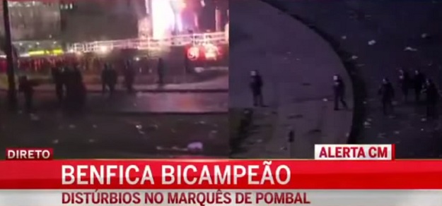 Kaos u Lisabonu: Huligani upropastili Benficino slavlje