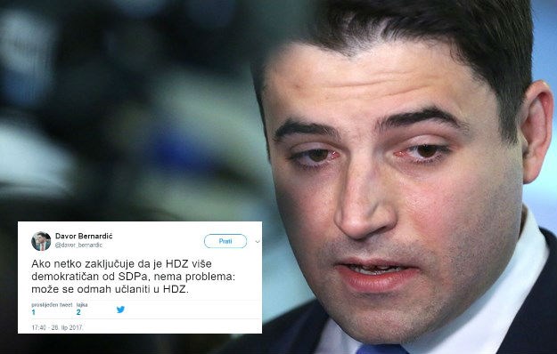 Opačić izjavila da je HDZ demokratičniji od SDP-a, Bernardić joj odgovorio na Twitteru