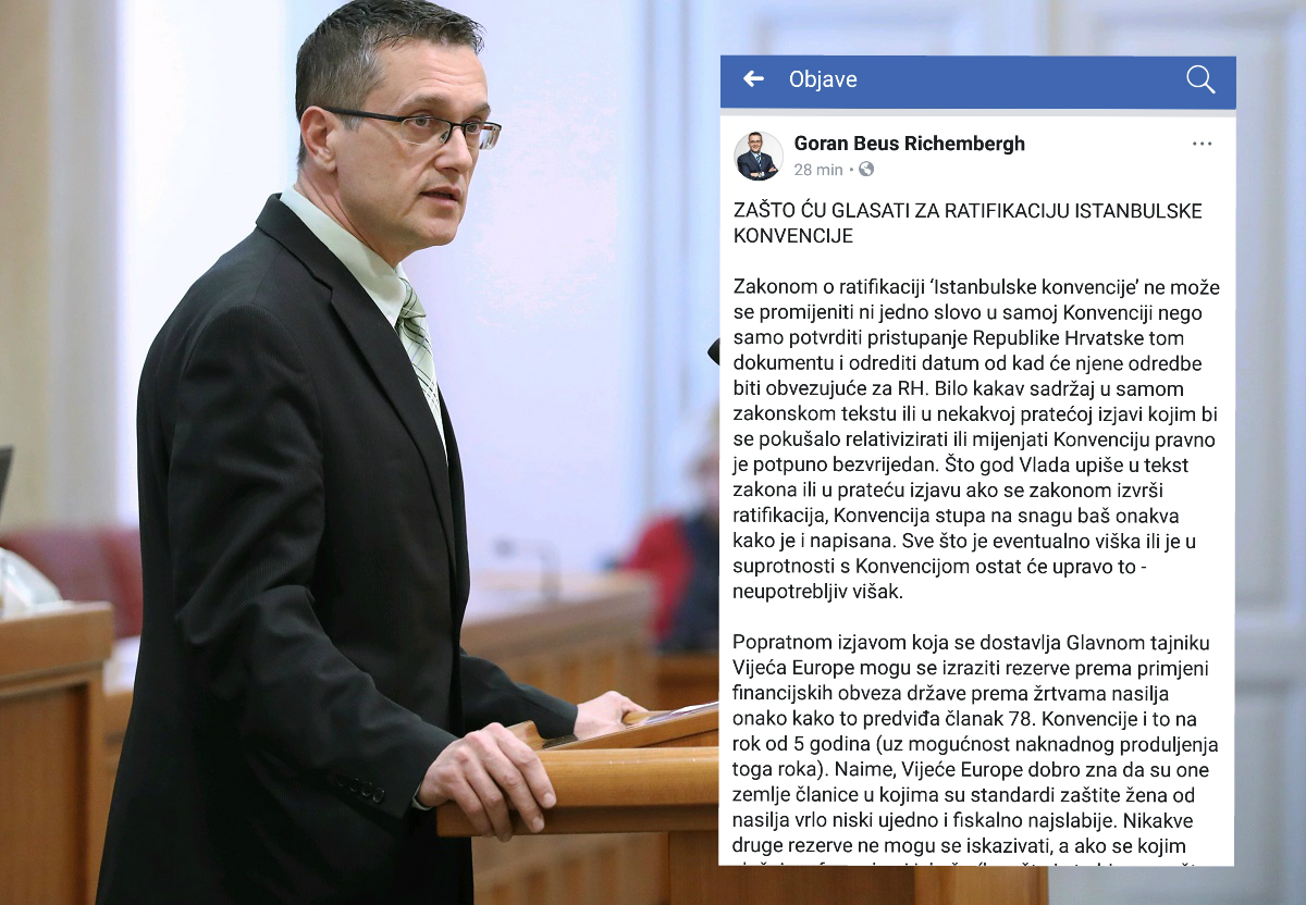 PLENKOVIĆ IMA JOŠ JEDNU RUKU Beus Richembergh će glasati za ratifikaciju, objasnio i zašto