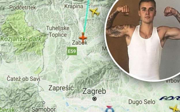 Justin Bieber sletio je u Zagreb
