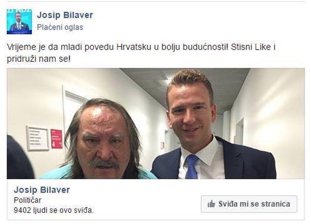 HDZ-ovac objavio sliku 75-godišnjeg Miše Kovača pa napisao: "Vrijeme je da mladi povedu Hrvatsku"