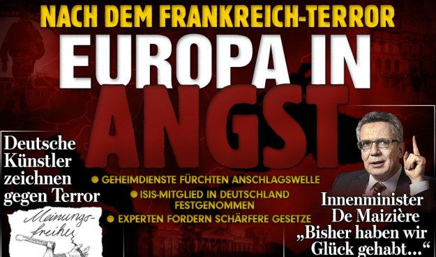 Bild: Napadi u Francuskoj kao najava vala atentata u Europi, Rim sljedeći?