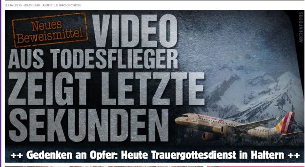 Snimka iz Germanwingsa: Krici putnika otkrivaju da su bili potpuno svjesni onoga što će se dogoditi