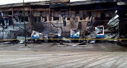 VIDEO Tržni centar Bingo kraj Mostara potpuno izgorio, šteta u milijunima eura