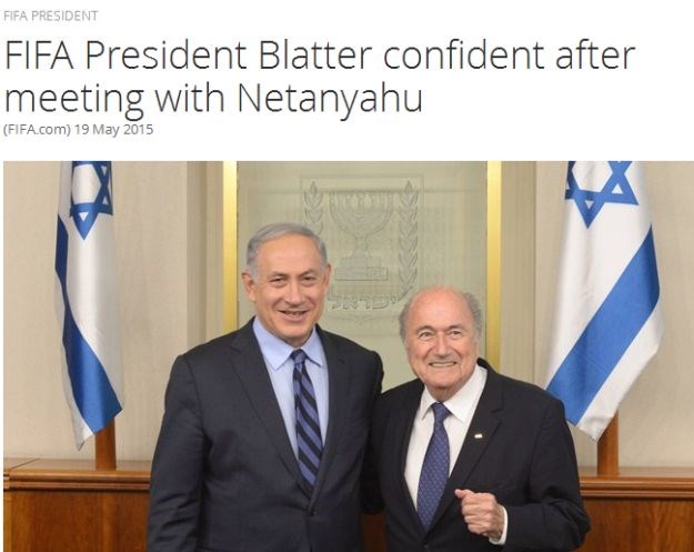 Palestinci od FIFA-e traže suspenziju Izraela, Blatter im predložio prijateljsku utakmicu