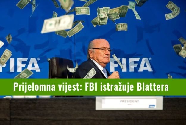 FBI istražuje je li Blatter zataškao 100 milijuna eura mita!