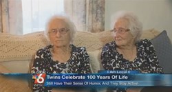 Ove blizanke proslavile su 100. rođendan, a i dalje se odijevaju jednako i imaju istu frizuru