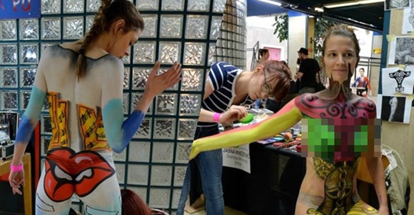 FOTO Cure obučene samo u bodypainting oduševile posjetitelje sajma tetovaža