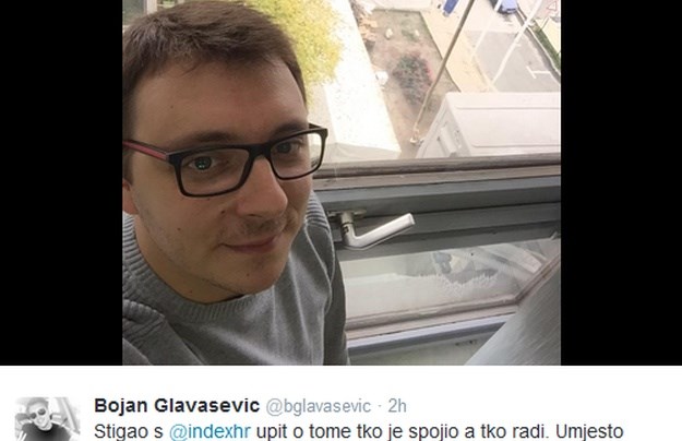 Pitali smo ministarstva rade li danas, Bojan Glavašević odgovorio selfijem: Pozdrav iz Savske 66