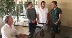 Izvedba od 11 milijuna pregleda: Đoković i Federer zapjevali u boy bendu